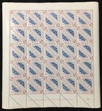 Lundy 1954/55 Millenary Wildlife Triangulars Sheets MNH x 14 UK314