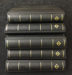 Lighthouse Black Two Ring Binders x 5 K904  4,5kg