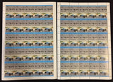 TUVALU Cars Automobiles Sheets x 16(800 Stamps)MNH.( BLK31)