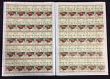 TUVALU Cars Automobiles Sheets x 16(800 Stamps)MNH.( BLK31)