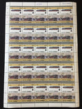 TUVALU TRAINS 400 Stamps Locomotives Sheets of 50 MNH x 8( BLK34 )