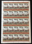 TUVALU TRAINS 400 Stamps Locomotives Sheets of 50 MNH x 8( BLK34 )