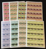 Tuvalu Racing Cars Vehicles MNH Sheets x 8 (400 Stamps) BLK35