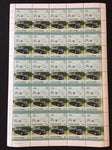 Tuvalu Racing Cars Vehicles MNH Sheets x 8 (400 Stamps) BLK35