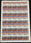 TUVALU Trains Sheets MNH (200 Stamps) (BLK41)