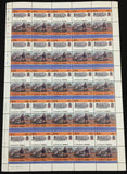 TUVALU Trains Sheets MNH (200 Stamps) (BLK41)