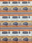 TUVALU Trains Sheets MNH (200 Stamps) (BLK41)