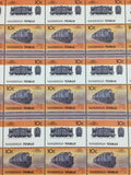 TUVALU Trains Sheets MNH (200 Stamps) (BLK41)