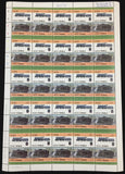TUVALU Trains Locomotives Sheets x 12 MNH (600 Stamps) (BLK37 )