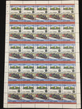 TUVALU Trains Locomotives Sheets x 12 MNH (600 Stamps) (BLK37 )