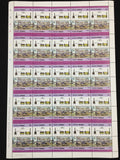 TUVALU Trains Locomotives Sheets x 12 MNH (600 Stamps) (BLK37 )