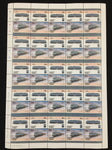 TUVALU Locomotives Trains Sheets x 10 (500 Stamps) MNH BLK44