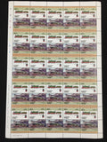 TUVALU Locomotives Trains Sheets x 10 (500 Stamps) MNH BLK44