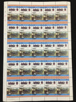 TUVALU Locomotives Trains Sheets x 10 (500 Stamps) MNH BLK44