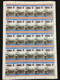 TUVALU Locomotives Trains Sheets x 10 (500 Stamps) MNH BLK44