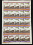 TUVALU Locomotives Trains Sheets x 10 (500 Stamps) MNH BLK44