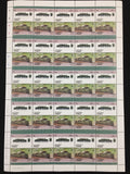 TUVALU Locomotives Trains Sheets x 10 (500 Stamps) MNH BLK44