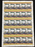 TUVALU Locomotives Trains Sheets x 10 (500 Stamps) MNH BLK44