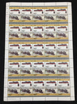 TUVALU Trains Locomotives Sheets x 8 MNH(400 Stamps) (BLK40)