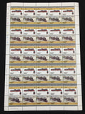 TUVALU Trains Locomotives Sheets x 8 MNH(400 Stamps) (BLK40)