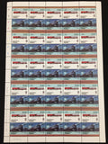 TUVALU Trains Locomotives Sheets x 8 MNH(400 Stamps) (BLK40)