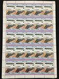 TUVALU Trains Locomotives MNH x 8 Sheets(400 Stamps) BLK39 )