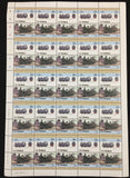 TUVALU Trains Locomotives MNH x 8 Sheets(400 Stamps) BLK39 )