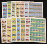 TUVALU Cars Automobiles Sheets x 14(700 Stamps) BLK38