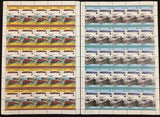TUVALU TRAINS Sheets x 20 MNH(1000 Stamps) )BLK42