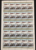 TUVALU TRAINS Sheets x 20 MNH(1000 Stamps) )BLK42