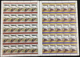 TUVALU TRAINS Sheets x 20 MNH(1000 Stamps) )BLK42