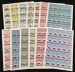 TUVALU Cars Motor Vehicles MNH Sheets x 13(650 Stamps) BLK46