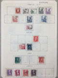 Spain 1860s/1950s MH Used Collection on Pages(Apx 150+Items) UK3837