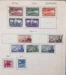 Spain 1860s/1950s MH Used Collection on Pages(Apx 150+Items) UK3837