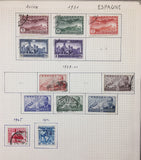 Spain 1860s/1950s MH Used Collection on Pages(Apx 150+Items) UK3837