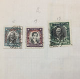 Chile Ecuador Colombia EarlyMH Used Collection on Pages(90+Items) UK3838