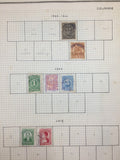 Chile Ecuador Colombia EarlyMH Used Collection on Pages(90+Items) UK3838