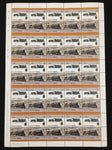 TUVALU Trains Sheets x 6 MNH(300 Stamps) (BLK51)
