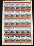 TUVALU Trains Sheets x 6 MNH(300 Stamps) (BLK51)