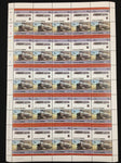 TUVALU Trains Imperf Perf Sheets x 16 MNH(800 Stamps) BLK52