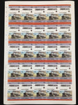 TUVALU Trains Imperf Perf Sheets x 16 MNH(800 Stamps) BLK52