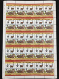TUVALU Trains Imperf Perf Sheets x 16 MNH(800 Stamps) BLK52