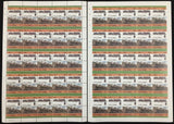 TUVALU Trains Imperf Perf Sheets x 16 MNH(800 Stamps) BLK52