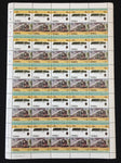 TUVALU Imperf Perf Train Sheets x 8 MNH(400 Stamps) BLK57