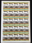 TUVALU Imperf Perf Train Sheets x 8 MNH(400 Stamps) BLK57