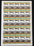 TUVALU Imperf Perf Train Sheets x 8 MNH(400 Stamps) BLK57