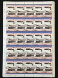 TUVALU Trains Locomotives Sheets x 12 MNH(600 Stamps) BLK58
