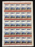 TUVALU Trains Sheets x 8 MNH(400 Stamps) BLK60