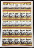 ST LUCIA Trains Locomotives Imperf Perf Sheets MNH x 16(800 Stamps) BLK61 )