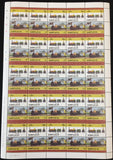 ST LUCIA Trains Locomotives Imperf Perf Sheets MNH x 16(800 Stamps) BLK61 )